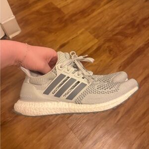 Adidas Ultra Boost Light Gray Running Shoes